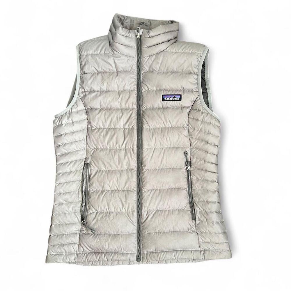 Patagonia Women's Grey and Cream Gilet